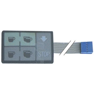 Tastatura membrana cu 6 butoane, Faema DUE A, editia veche- 400309