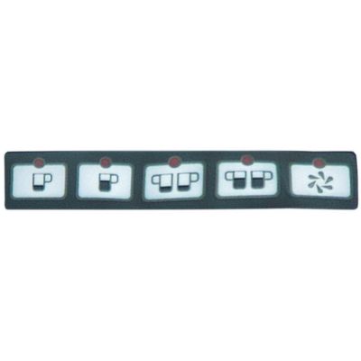 Folie tastatura cu 5 butoane - 400343