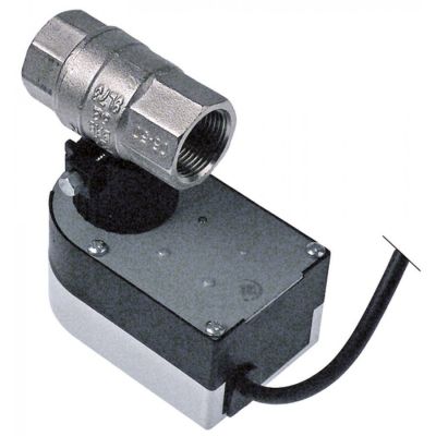 Robinet servo cu bila, filet int ¾", 230 V, L 68mm, actionare electrica - Cod 400460