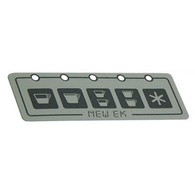 Folie tastatura cu 5 butoane, 110 x 38 mm - 400500