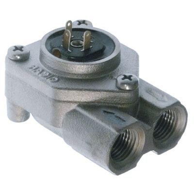 flowmeter ¼" stainless steel with LED plug-in connection approval NSF - Code 400778