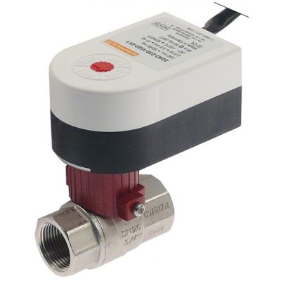 Robinet servo cu bila, filet intern ¾", actionare electrica, 230V, 2,5W, pentru golire boiler - 401190