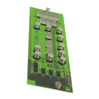 Placa de comanda PCB cu 11 butoane, 9 programe, Zanolli ELET0149, 305x85 mm - 401200