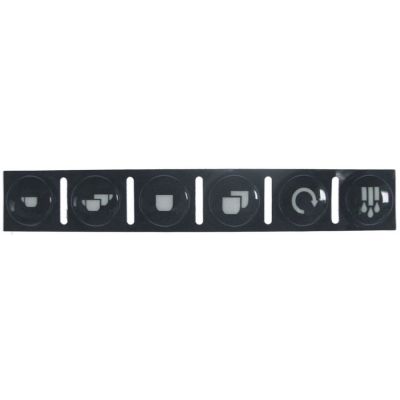 Folie tastatura cu 5 butoane 110 x 16,5 mm - 401645