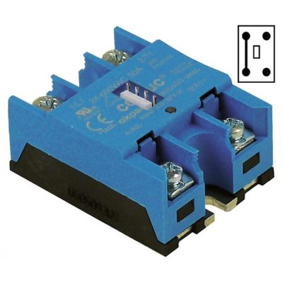 Releu de putere electronic - semiconductor SSR - 40.00.453, 50 A, 24-600 V - 401672