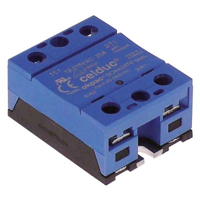 Releu de putere electronic - semiconductor SSR CELDUC SOBA2974, 25 A, 57 x 45 mm - 401674