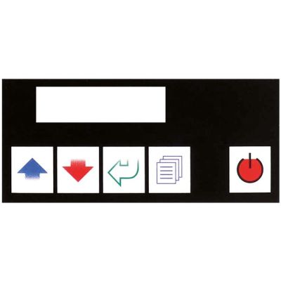 Folie tastatura cu 5 butoane, 135 x 60mm - 401712