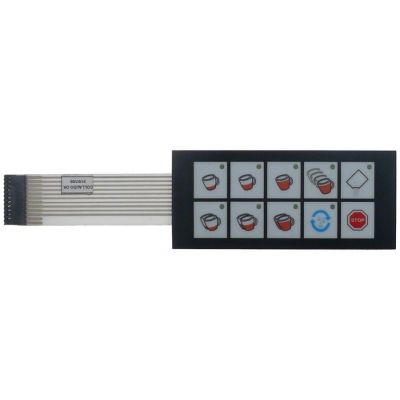 Tastatura membrana cu 10 butoane, 135 x 60mm - 401713