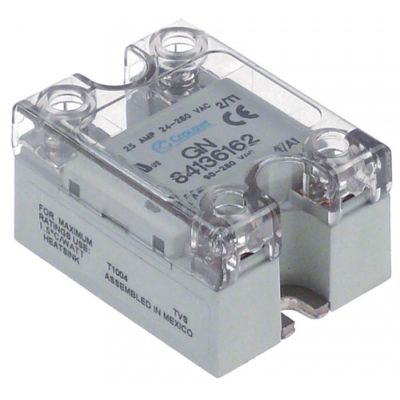 Releu de putere electronic - semiconductor SSR CROUZET 84136162, 25 A, 58 x 45 mm - 402222