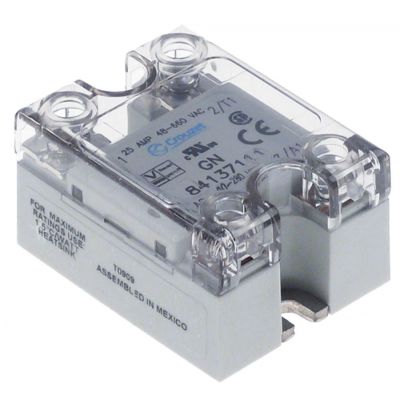 Releu de putere electronic - semiconductor SSR, CROUZET 84137111, 25 A, L 58 x 45 mm - 402294