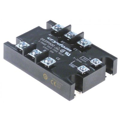 Releu de putere electronic - semiconductor SSR CRYDOM D53TP50D, trifazic 50 A,  530 VAC - 402490