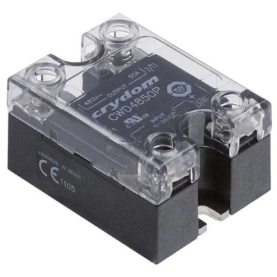 Releu de putere electronic - semiconductor SSR CRYDOM CWD4850P, 50 A, L 57 x 45 mm - 403038