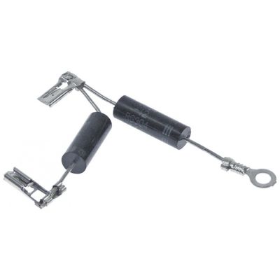 Diode de înaltă tensiune, terminali papuc F4,8mm, inel M4, pentru microunde - 403185