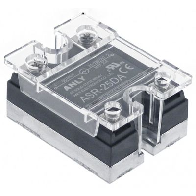 Releu de putere electronic - semiconductor SSR ANLY ASR-25DA, 25 A, L 47,5 x 43 mm - 403522