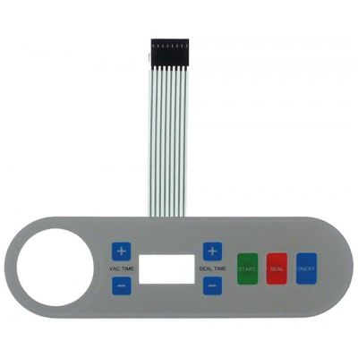 Tastatura membrana pentru masina de vidat, L 190 x 55 mm - 403718