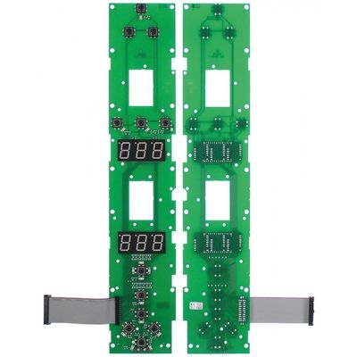 placa electronica display cu tastatura pentru cuptor combinat cu aburi L 443mm L 83mm