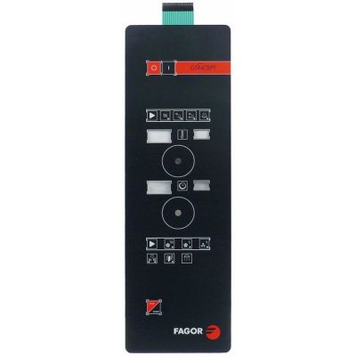 folie pentru tastatura pentru cuptor combinat cu aburi negru L 540mm