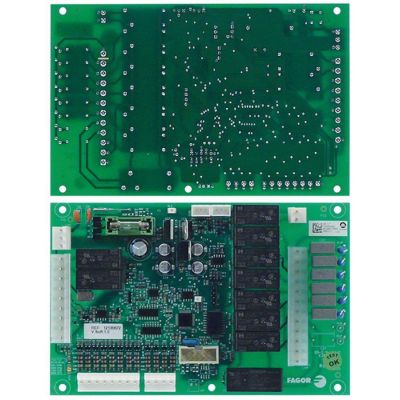 Placa electronica de control p.c.b. Fagor 12130672, pentru cuptor convectie, L 155x100 mm - 403931