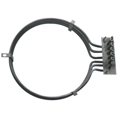 Rezistenta pentru cuptor Wiesheu-Wiwa 4500 W, 230 V, cu 3 circuite, L 306 mm, int. ø 240 mm, ext. ø 257 mm, flansa L 121x40 mm - 415843