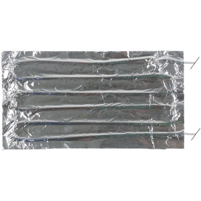 Rezistenta folie 240 x 130 mm, 80 W, 230 V, cu limitator de temperatură 80°C, cabluri 1,27 m - 417660