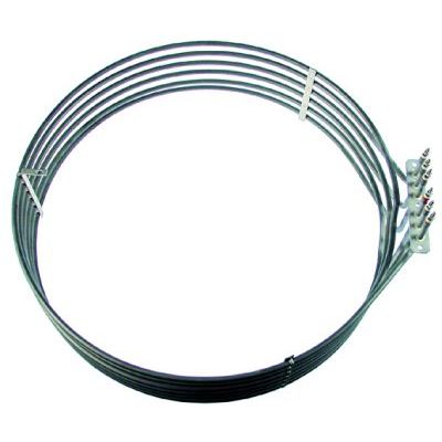 Rezistenta cuptor 15000 W, cu 3 circuite, int. ø 512 mm, ext. ø 530 mm, H 130 mm - 418197