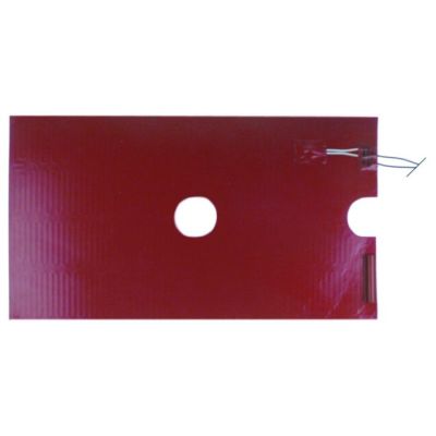 Rezistenta folie silicon rosu 450 x 250 mm, 900 W, 230 V, cu limitator de temperatura, t.max. 150°C, rezistenta plana autoadeziva - 418867