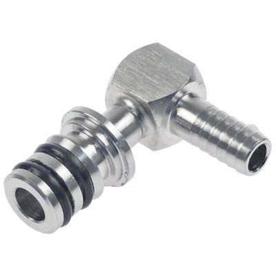 racord furtun post-/premix SHURFLO drept orificiu de evacuare băuturi oțel inoxidabil alb S