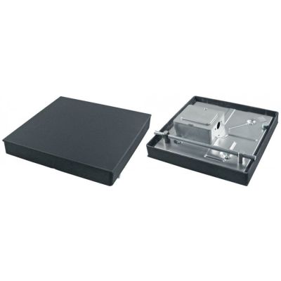 Plita electrica patrata 300 x 300 mm, 2500 W, 230 V, conectare cu 3 suruburi, cu umar pentru plita basculanta - 490085