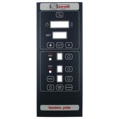 Folie tastatura cuptor pizza, cu 11 butoane, ZANOLLI PANN0275, L 325x130 mm - 504381