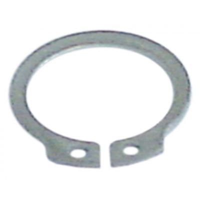 Inel de retinere elastic pentru ax ø 17 mm, grosime 1 mm, Seeger A-17, UNI 7435 - 504519