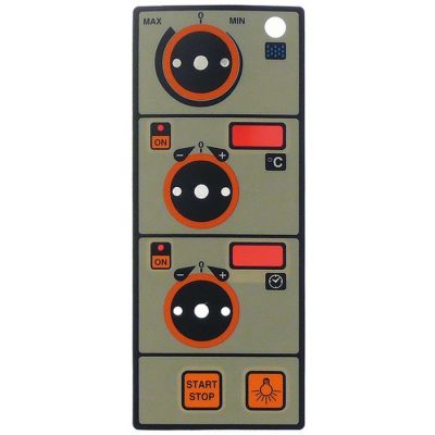 panou de comanda pentru cuptor combinat cu aburi L 250mm L 100mm grosime material 0.5mm