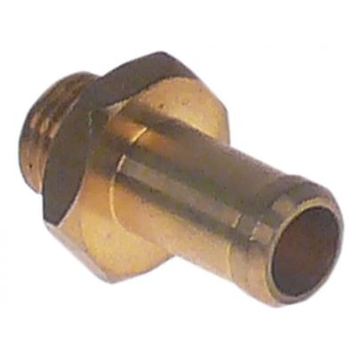 Racord pentru furtun ¼", ø stut 11,5mm, alama - Cod 510059