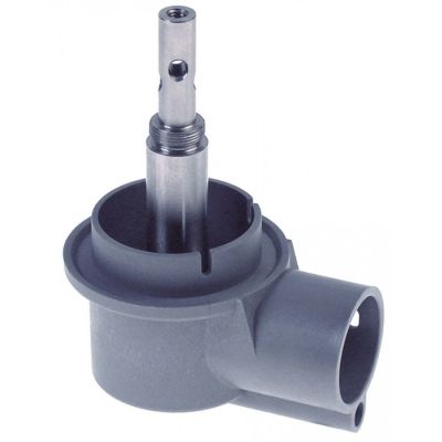 Suport cu ax pentru bratul de clatire 190227, montare sus/jos, ø 74 mm, H 142 mm - 510114