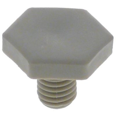 end cap M10x1,5 WS 23 plastic Qty 1 pc thread length 15 mm - Code 510117