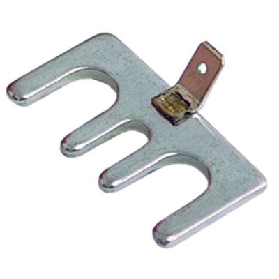 Brida flansa rezistenta, din inox, L 43x21 mm - 510388