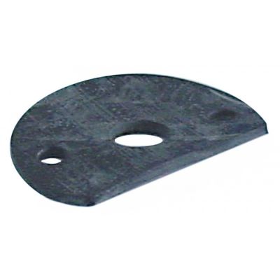 gasket for wash arm ø 44 mm ID ø 11 mm thickness 2 mm rubber with flattening - Code 510740