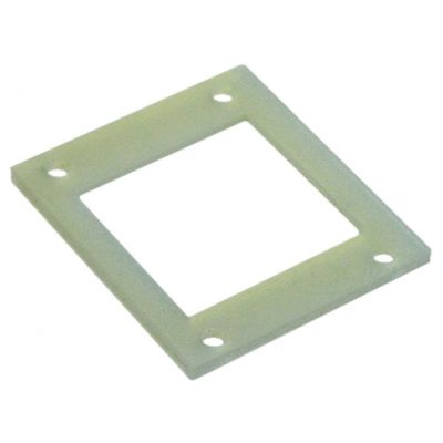 gasket silicone L 73 mm W 62 mm thickness 3 mm hole ø 4 mm hole distance 62/55mm - Code 510745