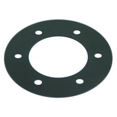 gasket D1 ø 70 mm D2 ø 130 mm thickness 2 mm with 6 holes wash arm support - Code 510934