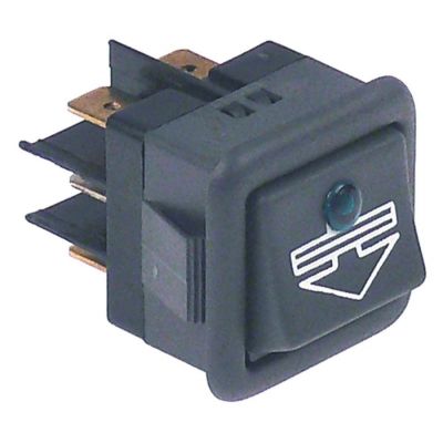 Intrerupator basculant 26,5x25,6 mm - Cod 511227