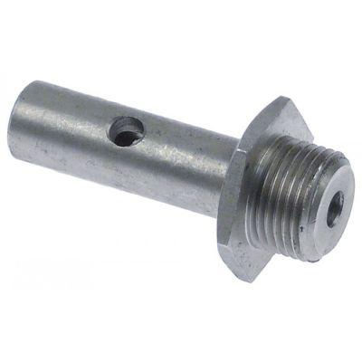 rinse arm shaft mounting pos. upper ø 12mm H 50mm 3/8" thread length 10mm - Code 511232