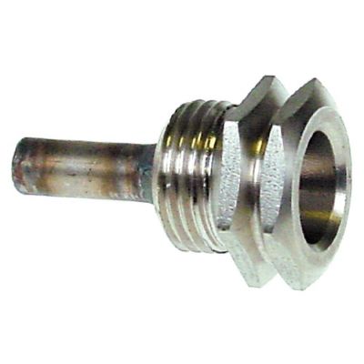 Soclu pentru sonda, ½", L 35 mm, INOX, simpluu, ø 6,5 mm - Cod 511426