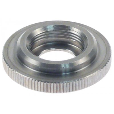 piulita zimtata pentru braț de spălare PM sus/jos filet M18x1 ø 34mm Î 8mm oțel inoxidabil