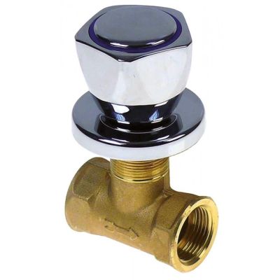 robinet de inchidere racord 3/4\" 3/4\" rece lungime 60mm ax ø 10mm filet de rozetă G2 26x18G