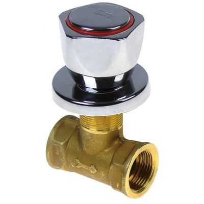 robinet de inchidere racord 3/4\" 3/4\" cald lungime 60mm ax ø 10mm filet de rozetă G2 26x18G