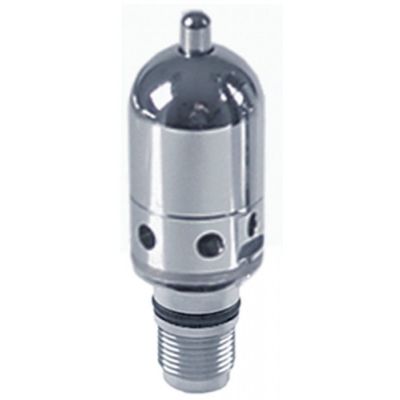 valva de aerisire filet 3/8\" FE alamă cromată cu garnitură metalică L 42mm ø 27mm