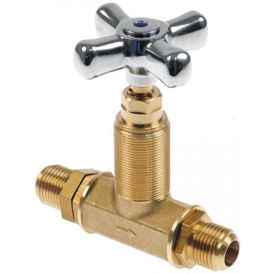 Robinet de inchidere, racorduri 1/2", drept, lungime 65/110 mm, filet de fixare 26x19G - 514478