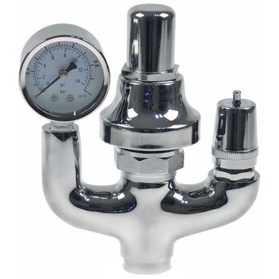 valva de siguranta filet 3/4\" cu manometru și valvă de aerisire Î 150mm L 130mm