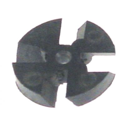 swirl hole ø 2 mm H 4 mm ø 18 mm notches 4 mm - Code 516107