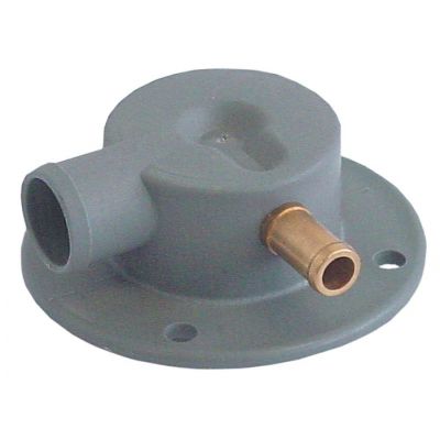 wash arm support mounting pos. upper/lower ø 59 mm ID ø 45 mm flange ø 90 mm M10x1 H 45 mm - Code 516140