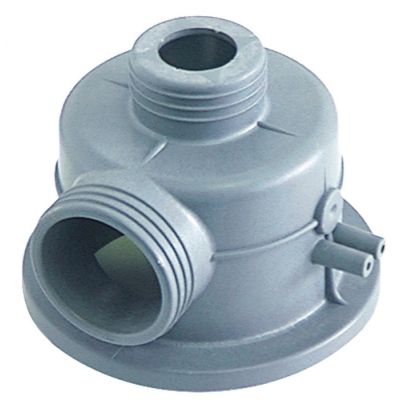 Corp scurgere cu racorduri, ext. ø 140 mm, int. ø 102 mm, racorduri furtun ø 50/60 mm - 518064